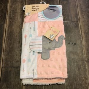 Modern Baby Quilt Activity Blanket